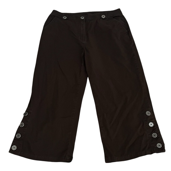 Chico’s size 1.5 chocolate brown capris pants - Picture 1 of 8